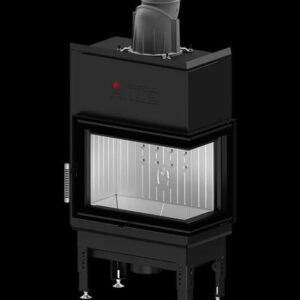 Șemineu Hitze HST54X39.R 5,9 kW Sticlă Laterală Dreapta